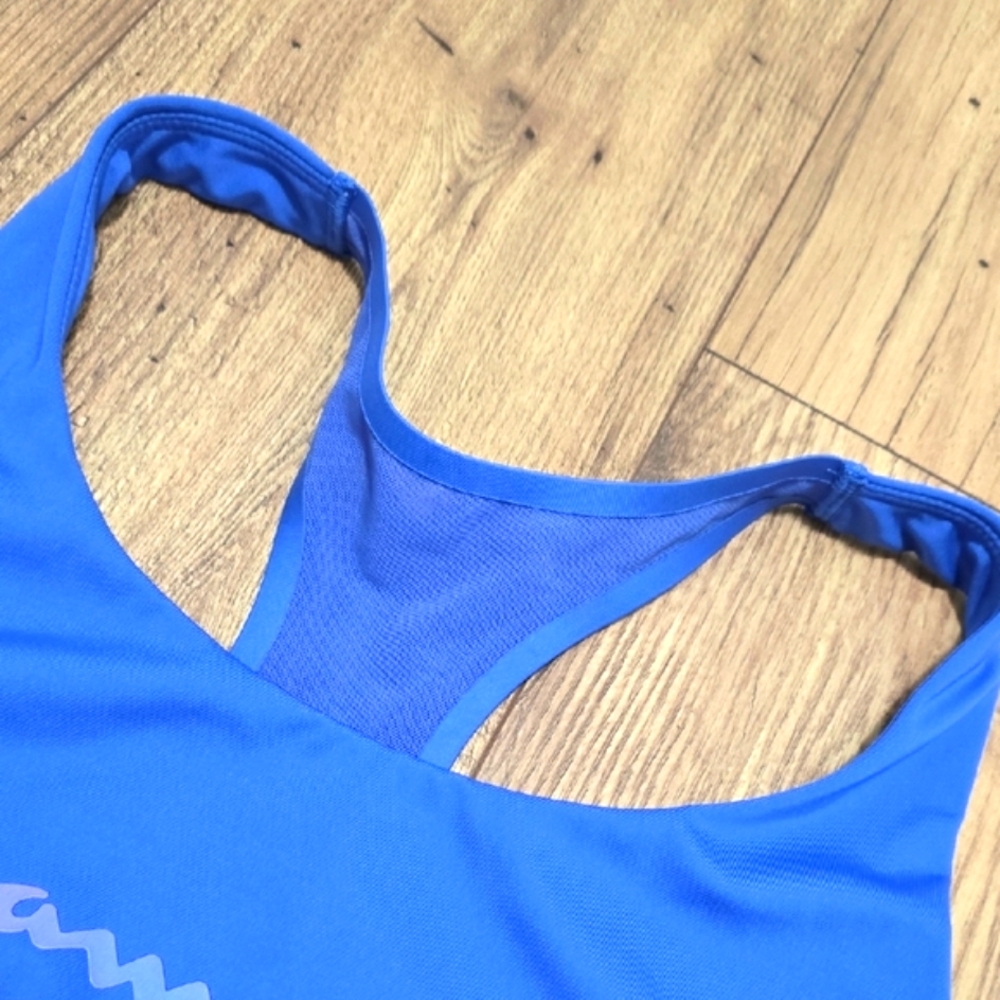 Champion Blue Sports Bra Moisture-Wicking Racerback - Picture 8 of 12